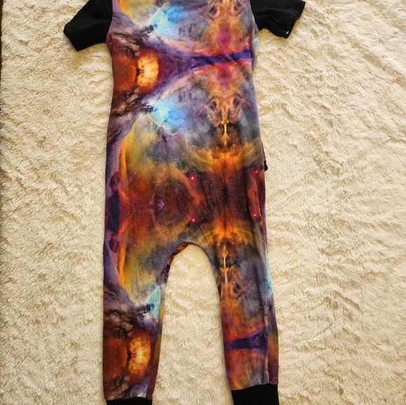 Ready Set Romper - Front Opening Short Sleeve Romper - Picture 2 of 4